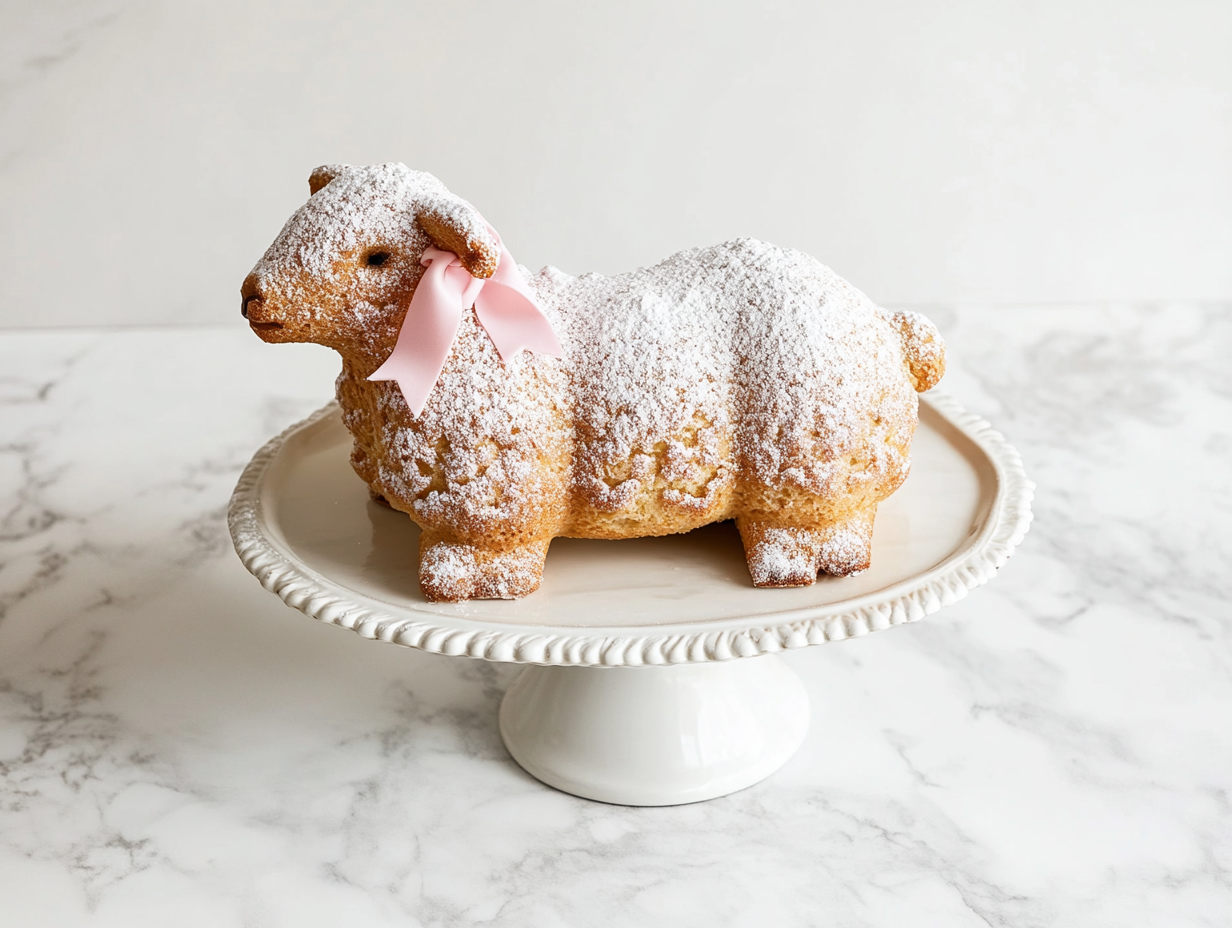 Easy Lamb Cake Mold Recipe!