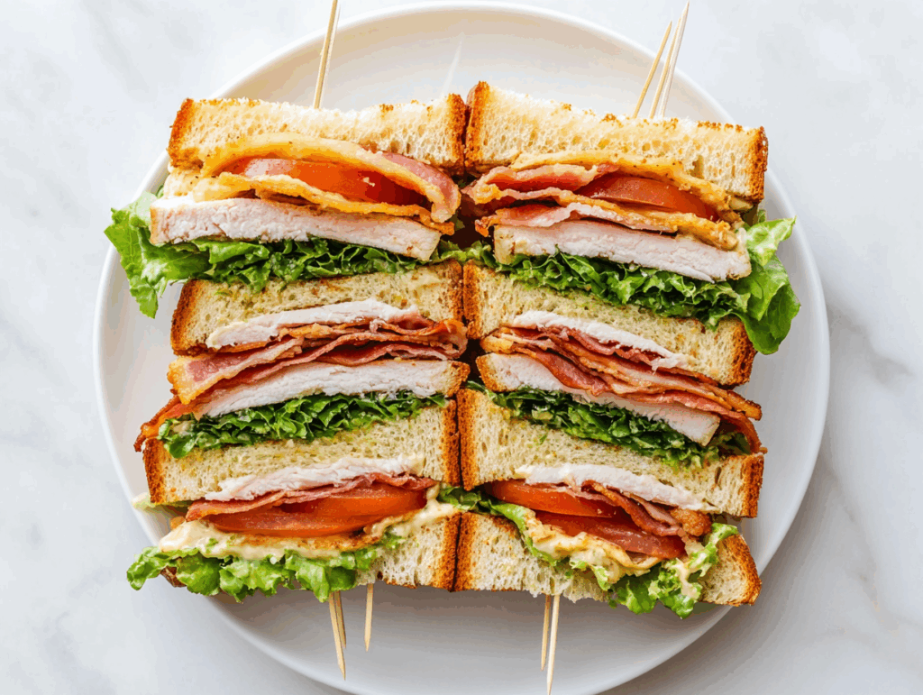Easy Turkey Club Sandwich Recipe!