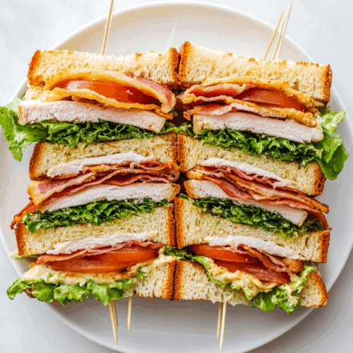 Easy Turkey Club Sandwich Recipe!