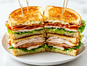 Easy Turkey Club Sandwich Recipe!