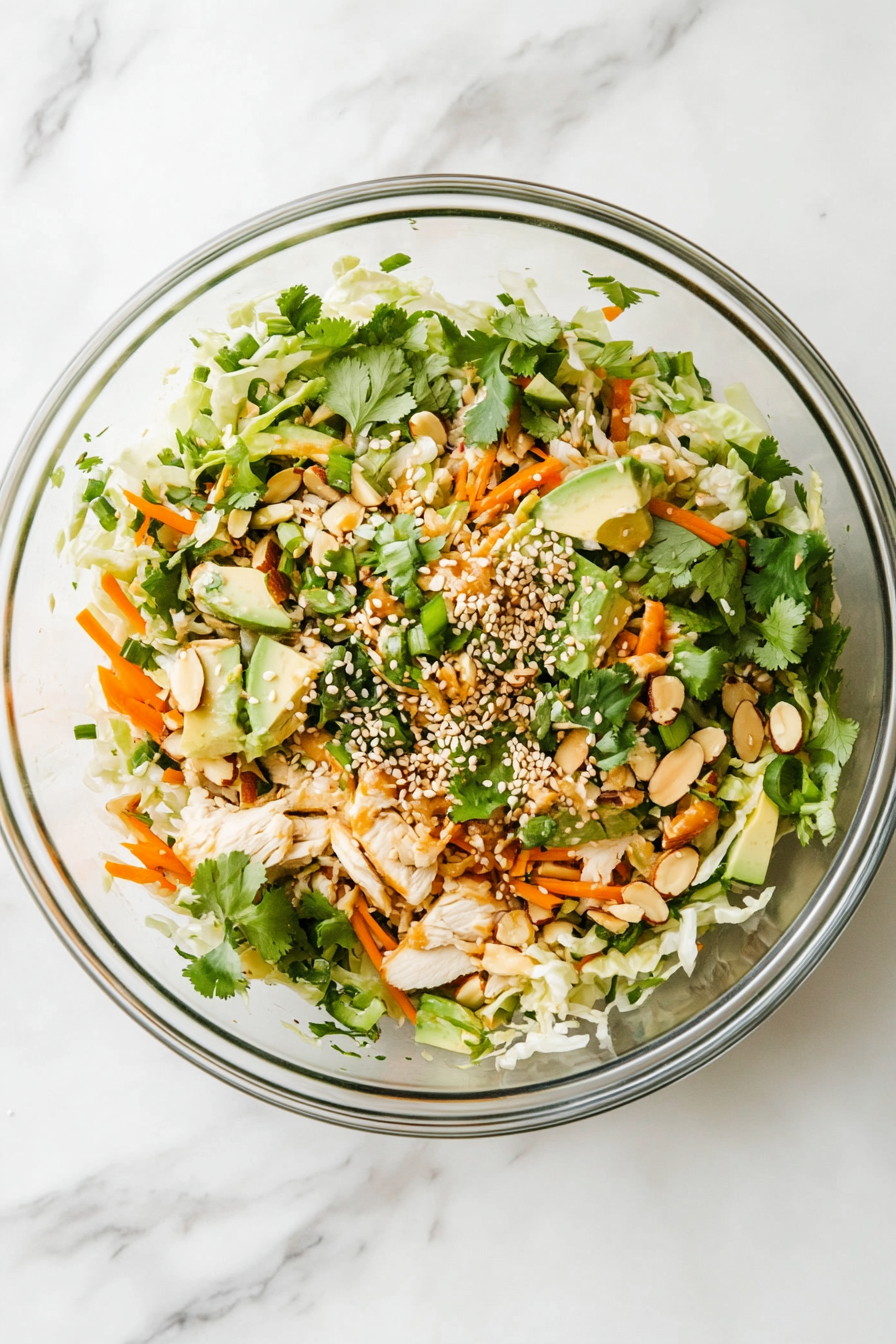 Sprinkle toasted sesame seeds on top.