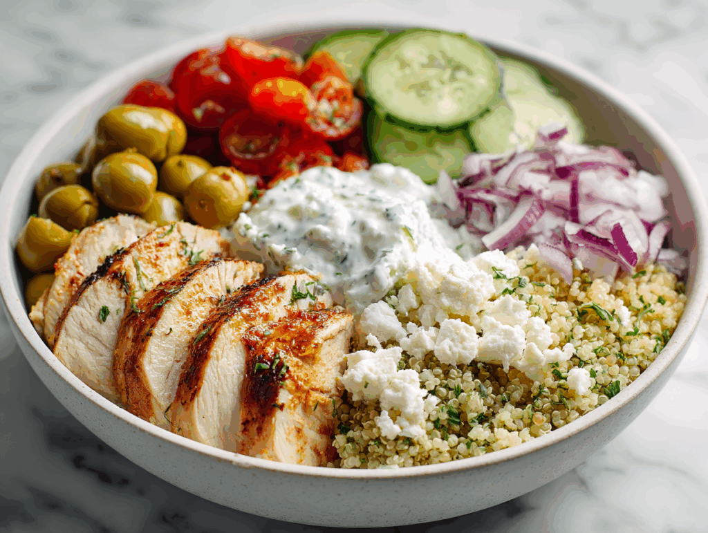 Fresh & Healthy Chicken Tzatziki Recipe!