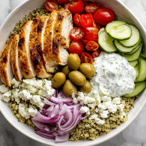 Fresh & Healthy Chicken Tzatziki Recipe!