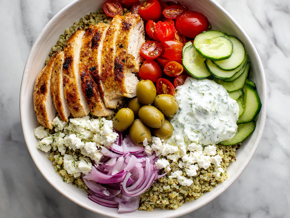Fresh & Healthy Chicken Tzatziki Recipe!