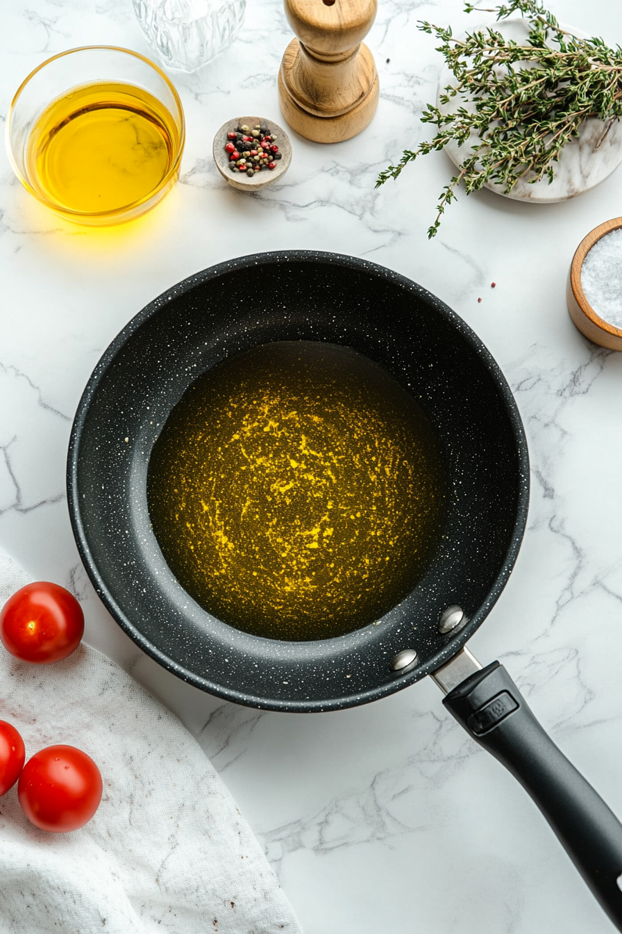 Heat oil in a deep pan to 350°F (175°C).