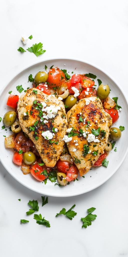 The Best Mediterranean Chicken Recipe in 30 Mins!