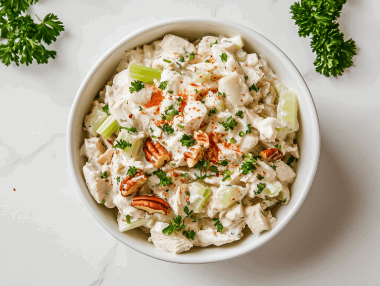 Healthy Pecan Chicken Salad Recipe!
