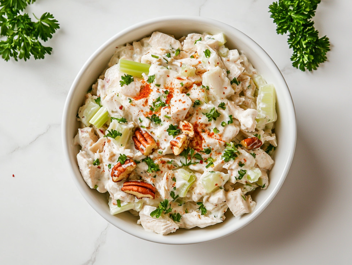 Healthy Pecan Chicken Salad Recipe!