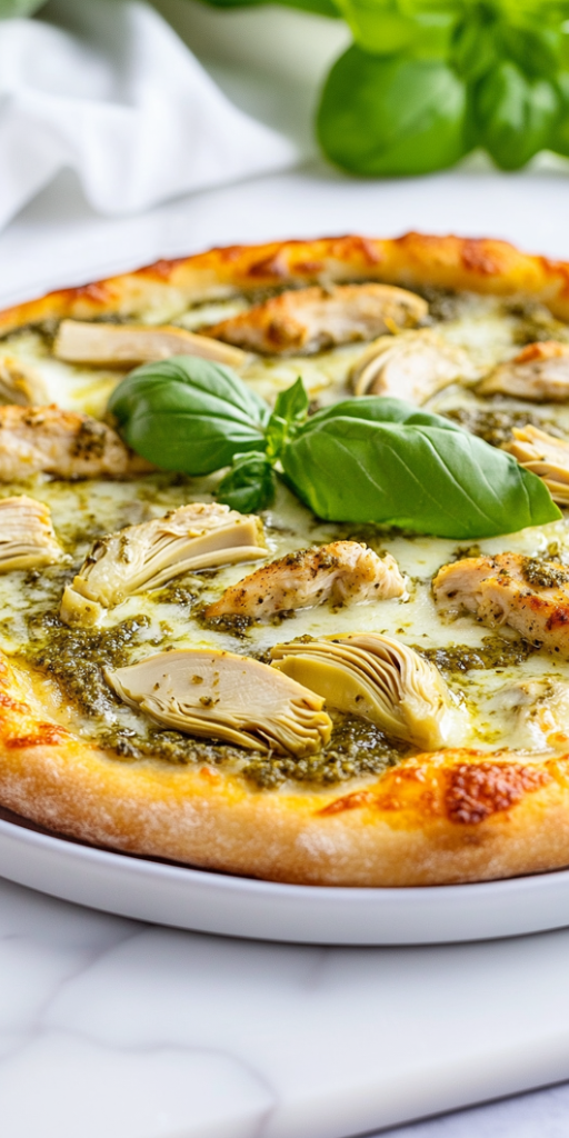 Easy Pesto Chicken Pizza Recipe in 20 Mins!