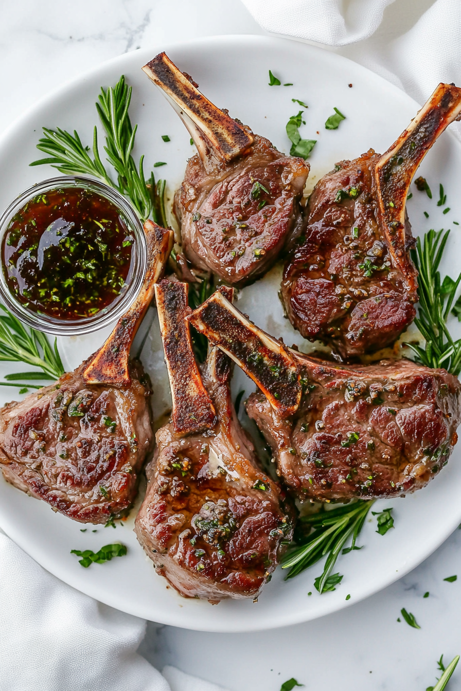 Serve with a dollop of mint jelly on the side for a refreshing contrast.
