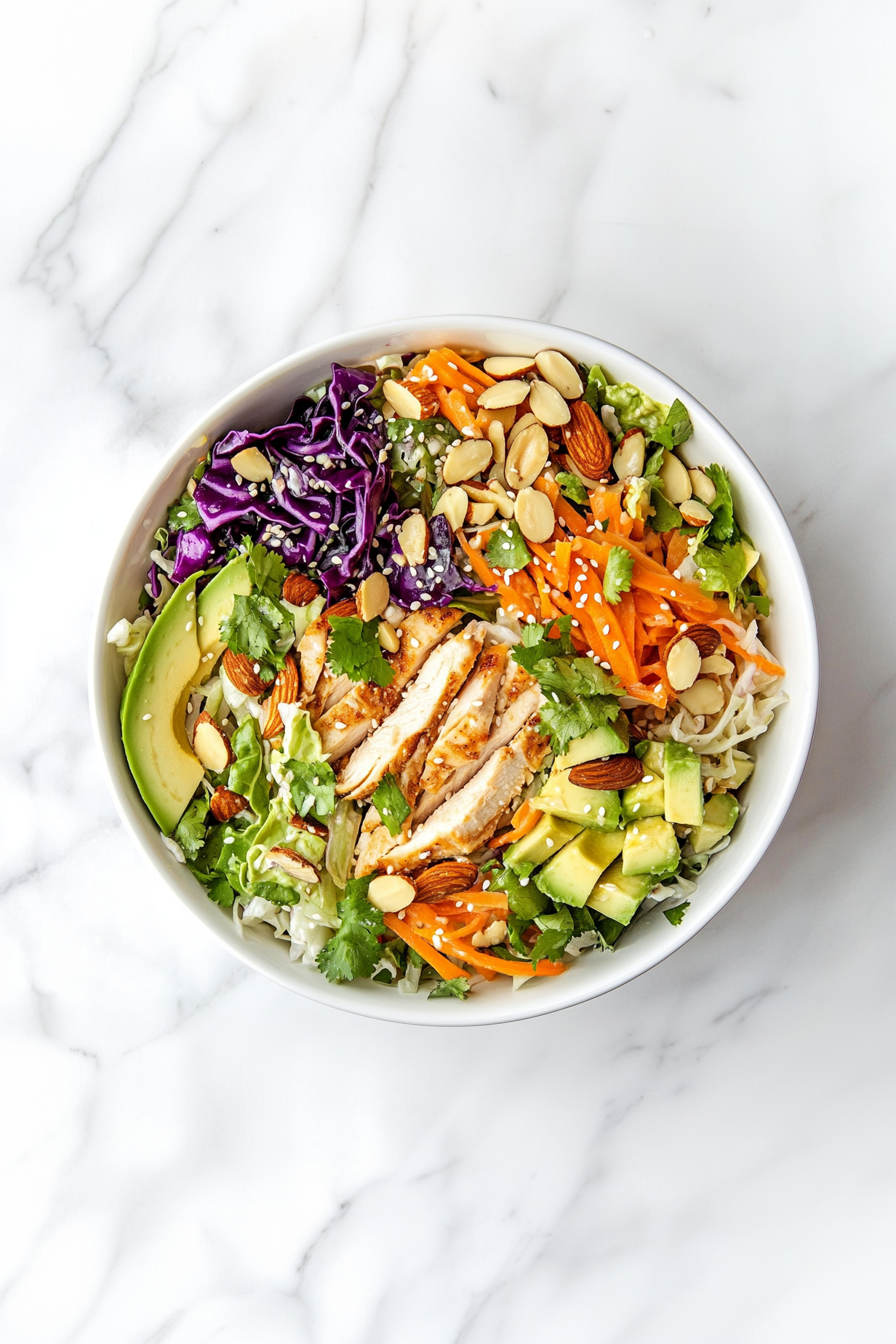 Authentic Sesame Chicken Salad Recipe in 20 Mins!