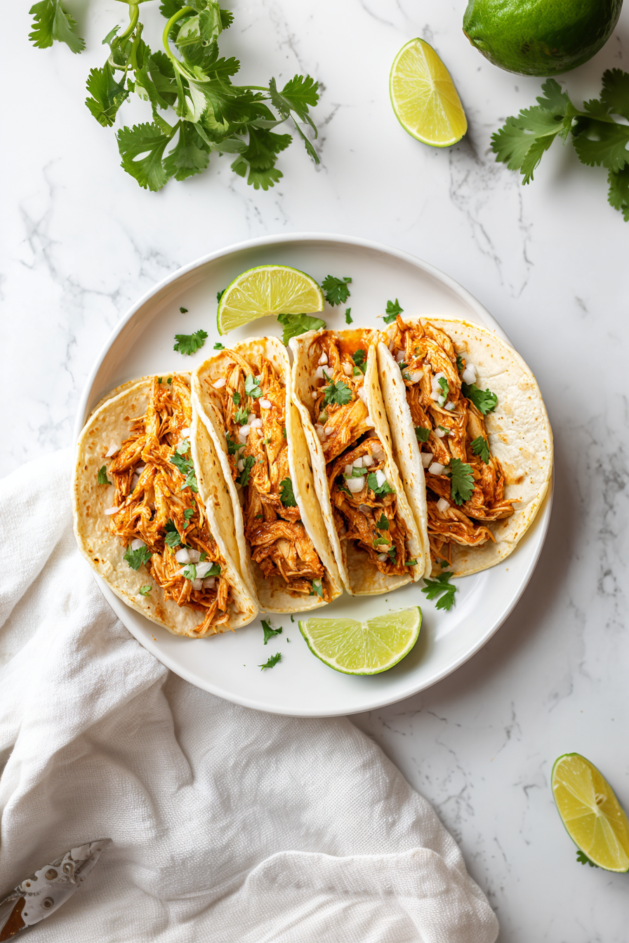 Quick & Tasty Shredded Chicken Tacos Recipe!