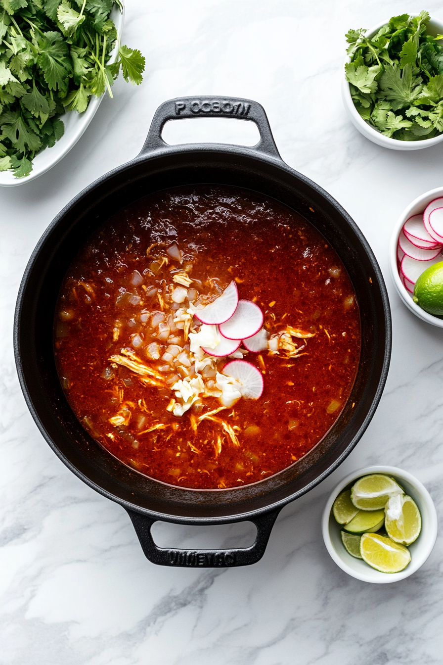 Simmer: Cook everything together for 20–25 minutes, adjusting salt to taste.