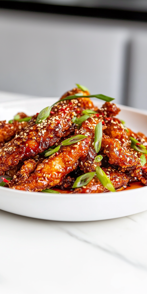Sweet & Spicy Korean Chicken Recipe!