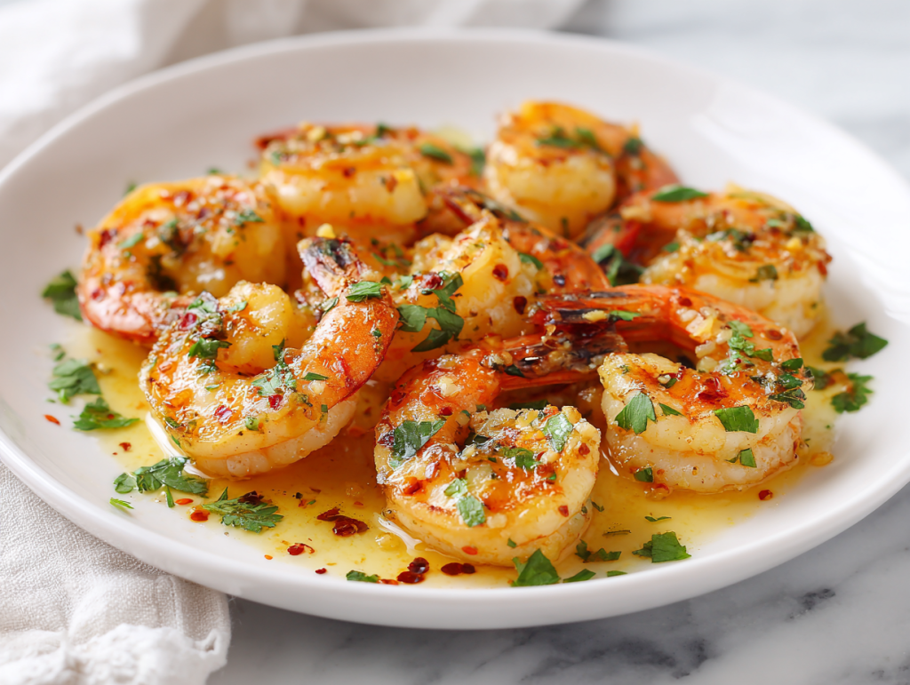 Easy and Spicy Lemon Garlic Shrimp Recipe!
