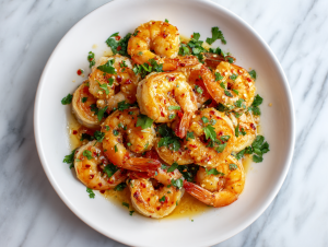 Easy and Spicy Lemon Garlic Shrimp Recipe!