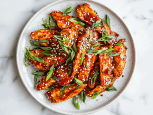 Sweet & Spicy Korean Chicken Recipe!
