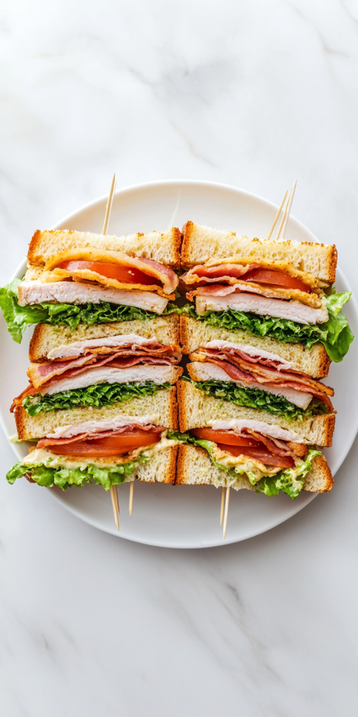 Easy Turkey Club Sandwich Recipe!