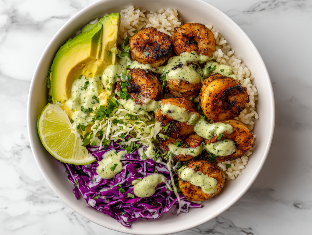 Perfect Blackened Shrimp Bowls Recipe!