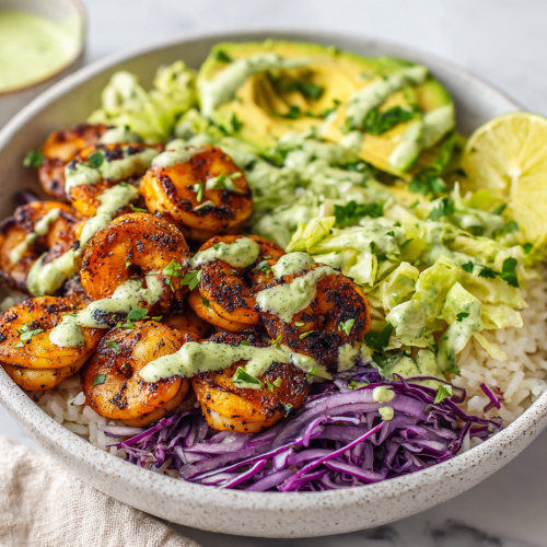 Perfect Blackened Shrimp Bowls Recipe!