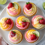 Best Strawberry Mango Margarita Cupcakes Recipe