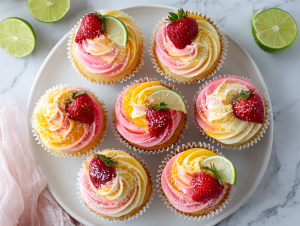 Best Strawberry Mango Margarita Cupcakes Recipe
