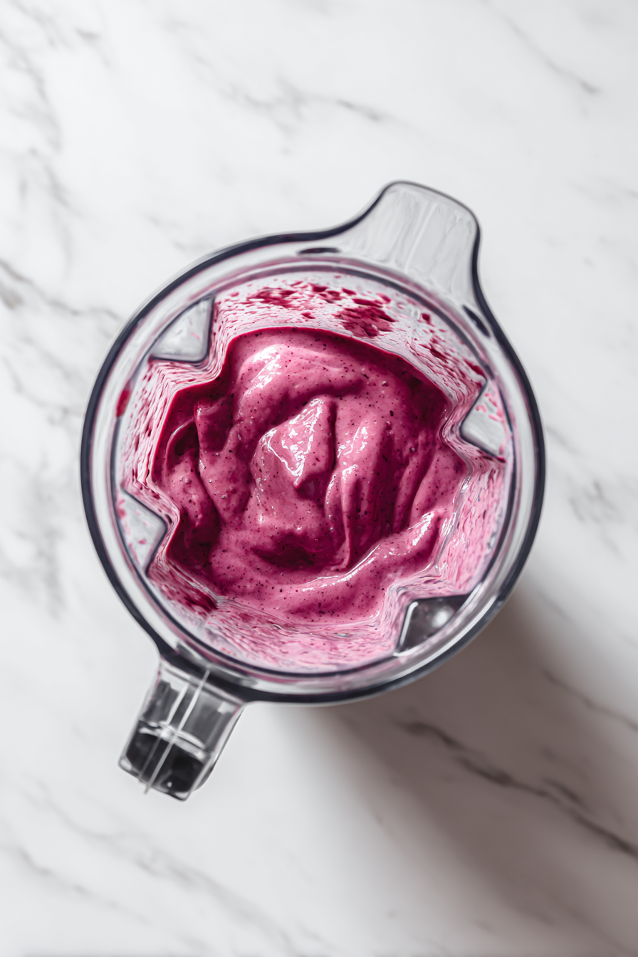 Blend until thick and smooth, scraping down sides if needed.