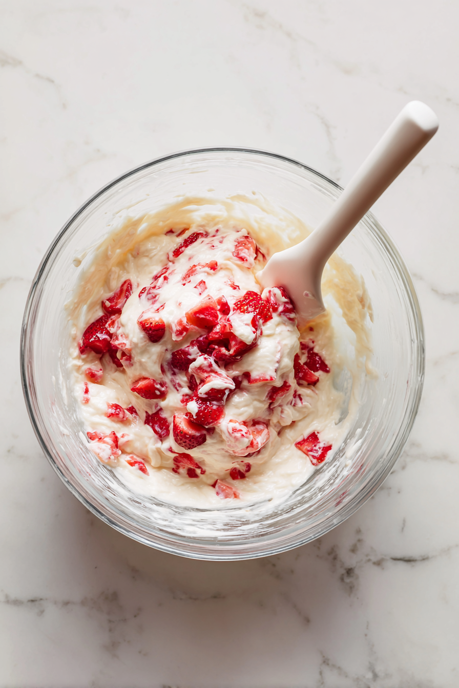 In another bowl, toss strawberries with lemon juice, vanilla, sugar, and cornstarch.