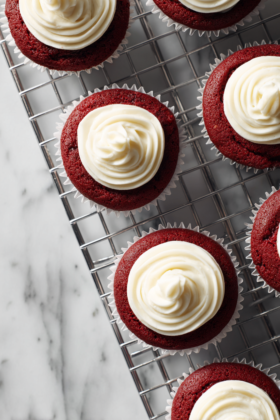 Let cupcakes cool completely on a wire rack.