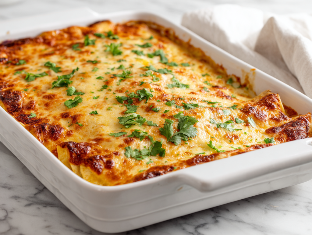 Easy Creamy Shrimp Enchiladas Recipe!