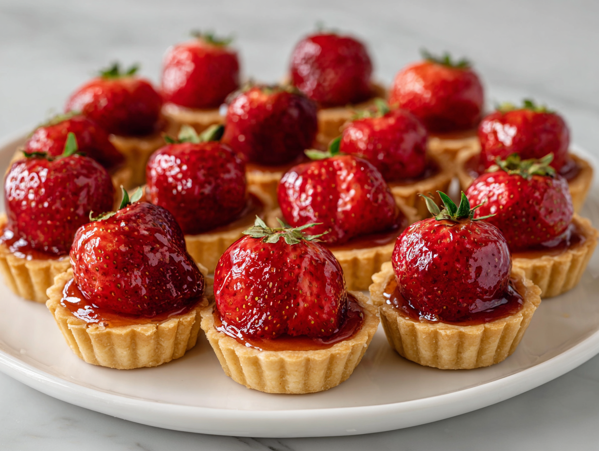Delicious Glazed Strawberry Tart Recipe