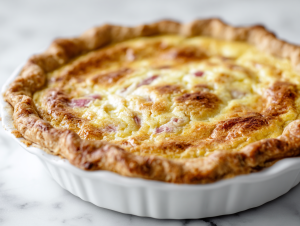 Easy Amish Rhubarb Custard Pie Recipe!