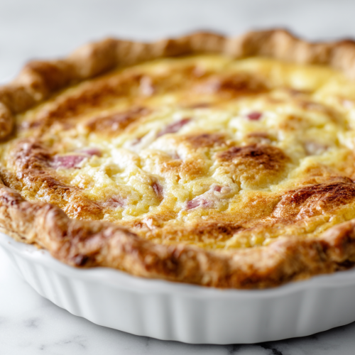 Easy Amish Rhubarb Custard Pie Recipe!