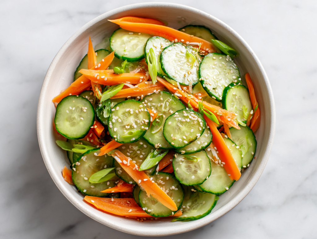Healthy Carrot Cucumber Salad