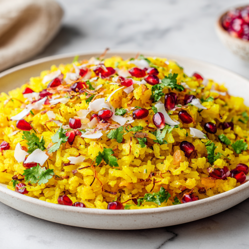 Easy Poha Recipe for Quick Breakfast!
