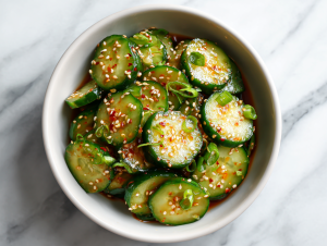 Easy Spicy Cucumber Salad Recipe!