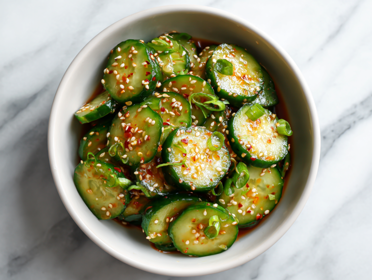 Easy Spicy Cucumber Salad Recipe!