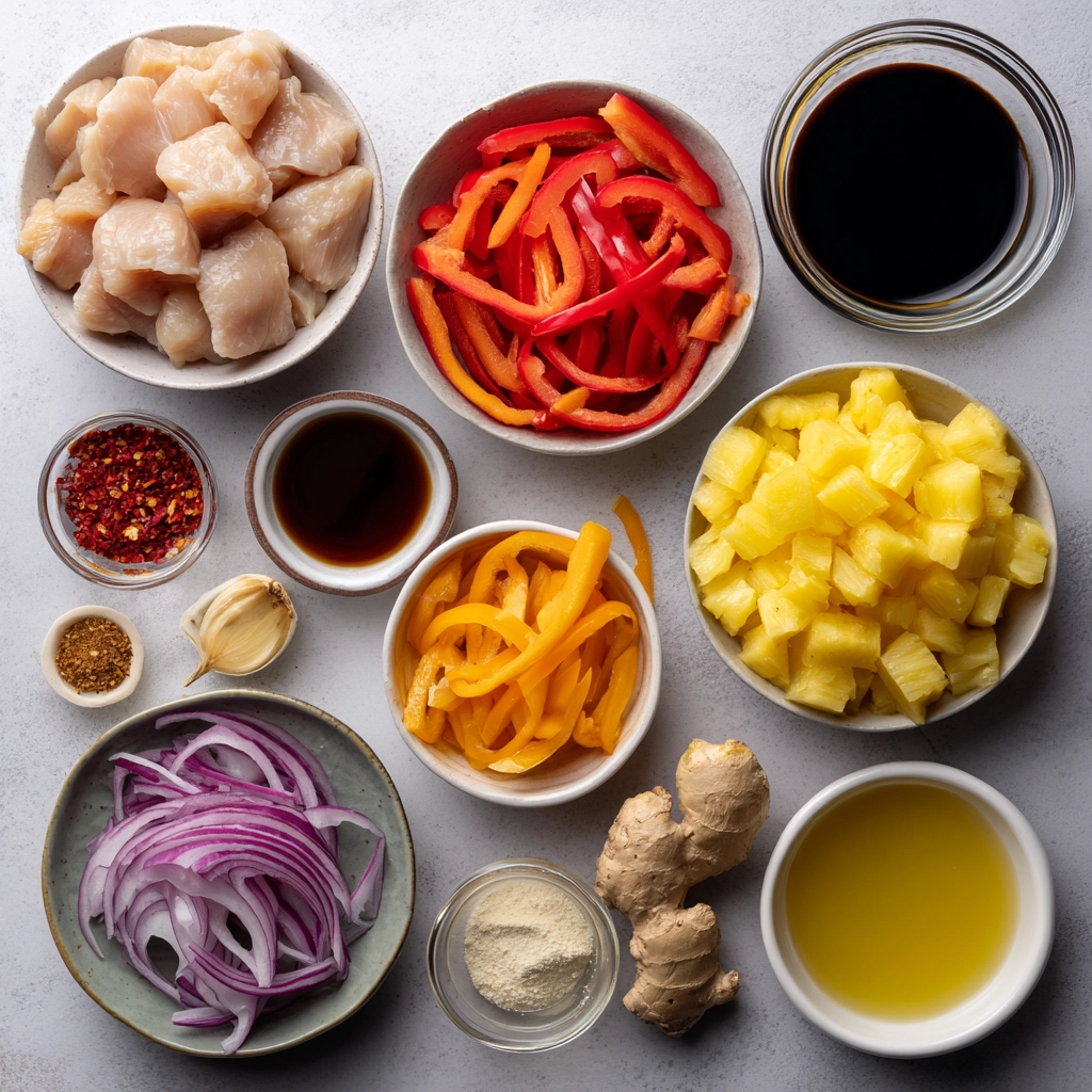 Ingredients for a Sweet and Savory Meal