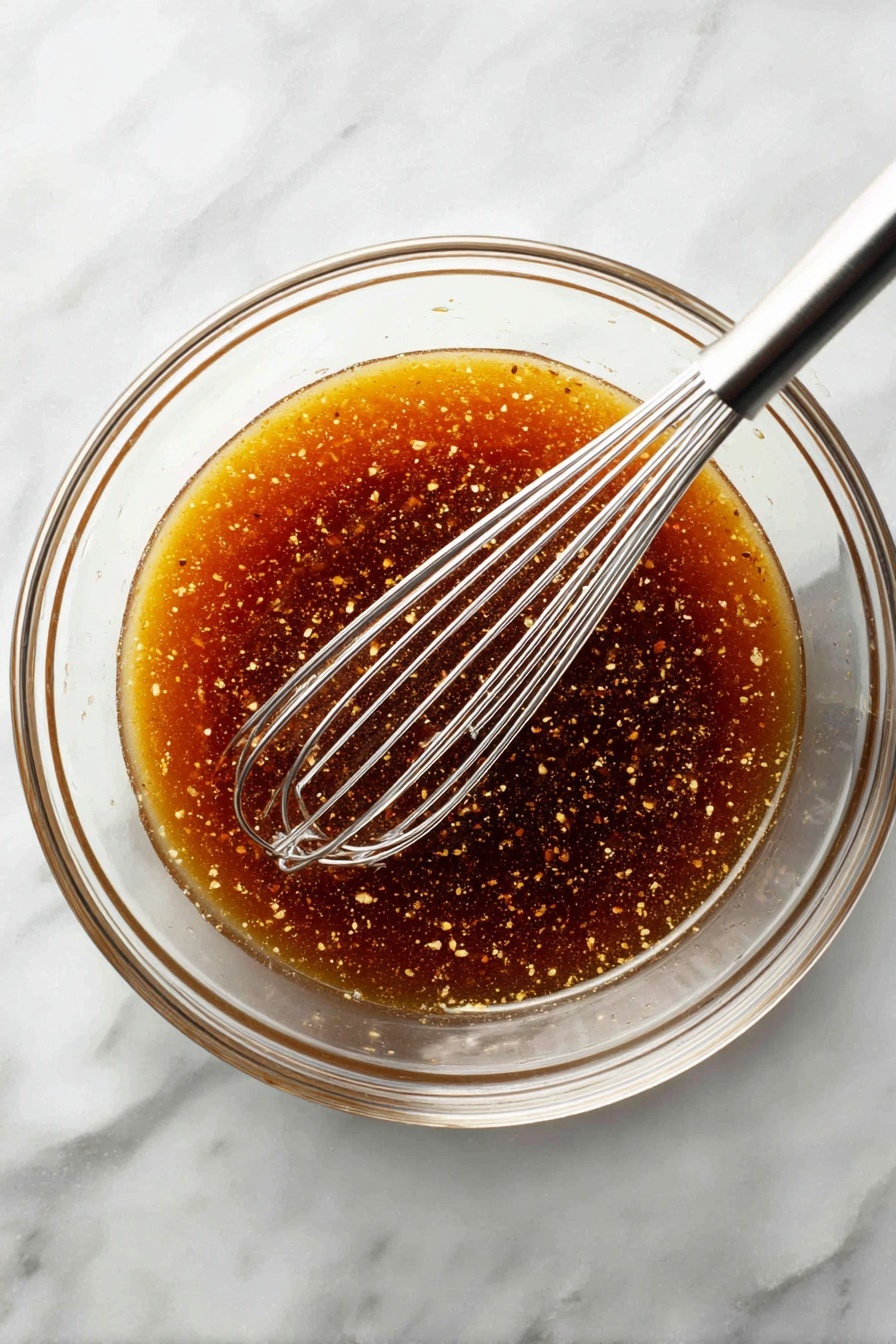 Whisk together all sauce ingredients in a bowl until smooth.