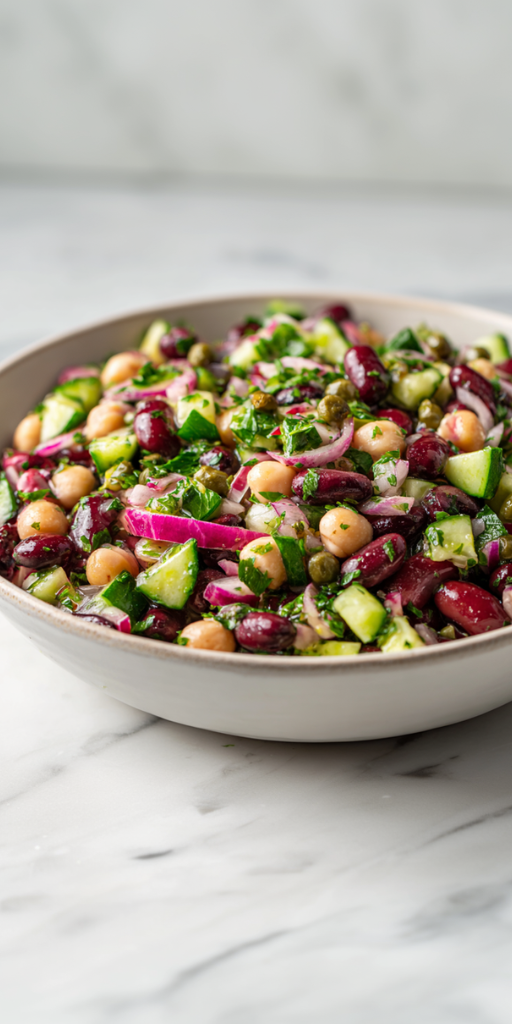 Quick & Healthy Mixed Bean Salad Recipe in 15 Mins!