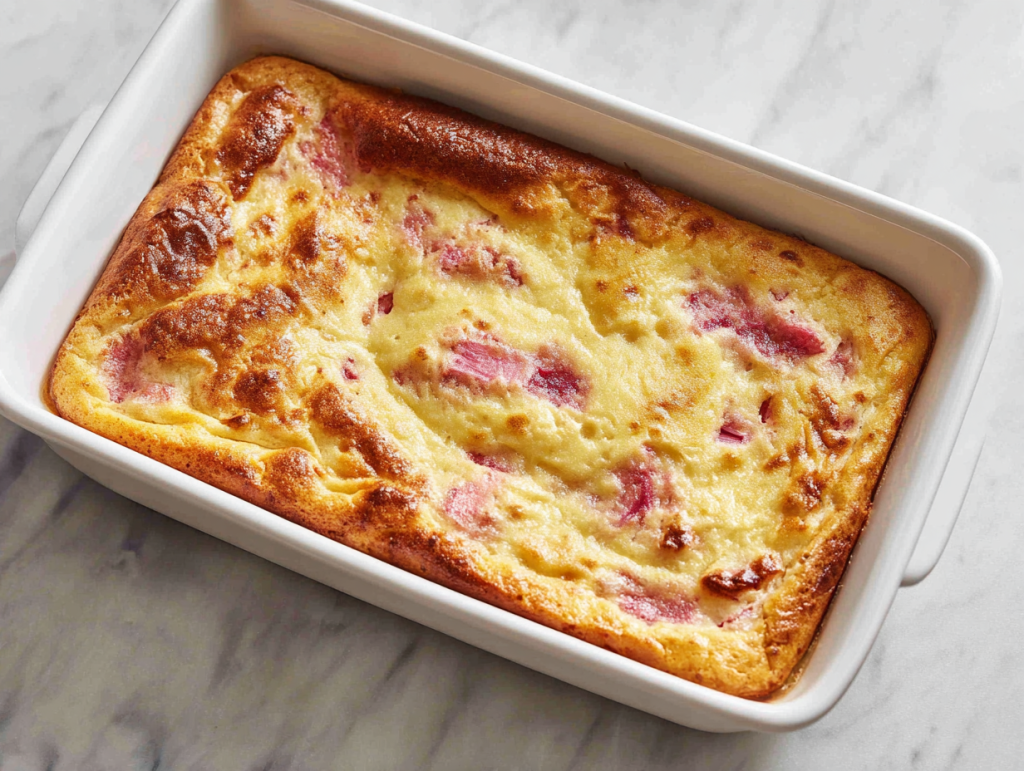 Perfect Rhubarb Custard Kuchen Recipe!