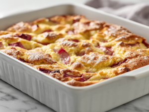 Perfect Rhubarb Custard Kuchen Recipe!