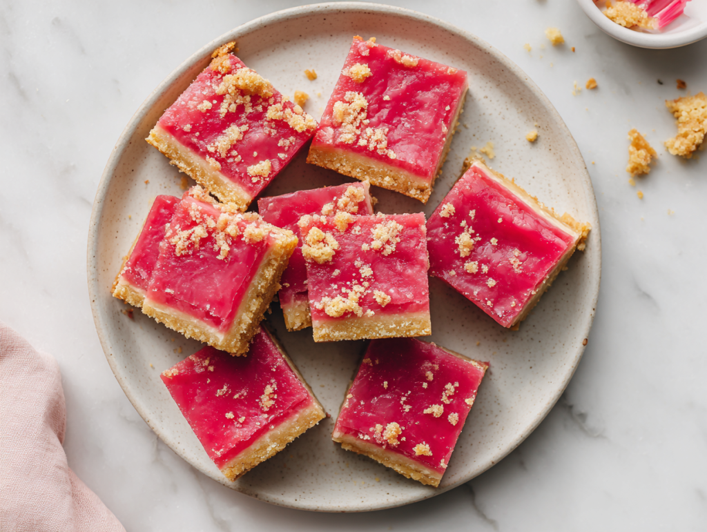 Perfect Rhubarb Dream Bars Recipe!