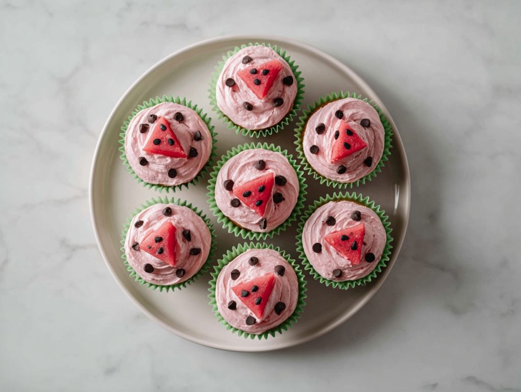 Perfect Watermelon Cupcake Recipe for Summer!