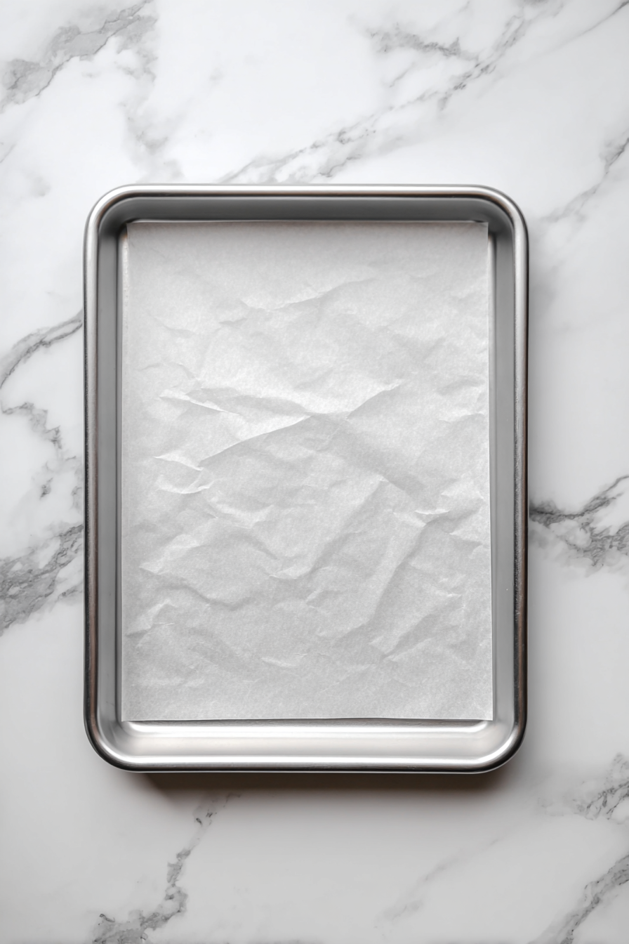 Preheat your oven to 350°F (175°C) and line a baking sheet with parchment paper.