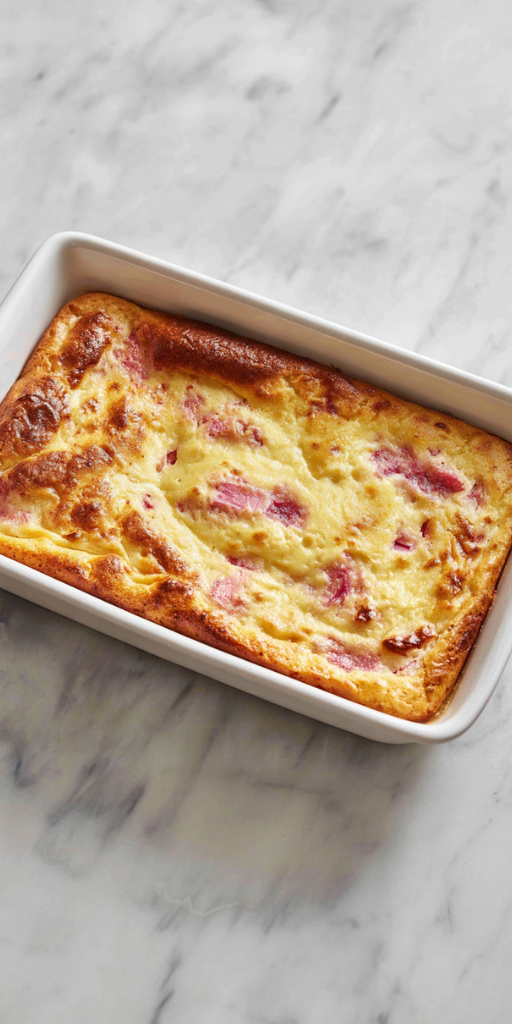 Perfect Rhubarb Custard Kuchen Recipe!