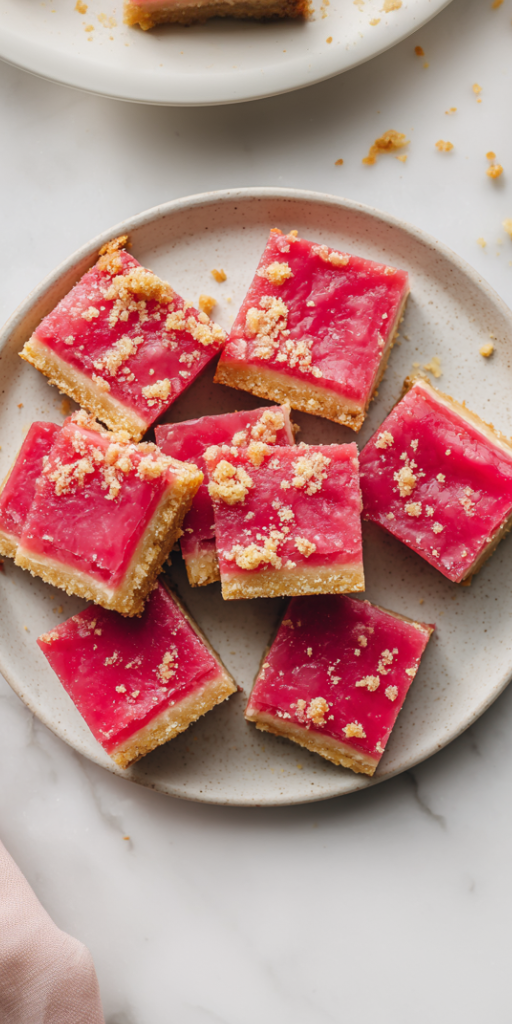 Perfect Rhubarb Dream Bars Recipe!
