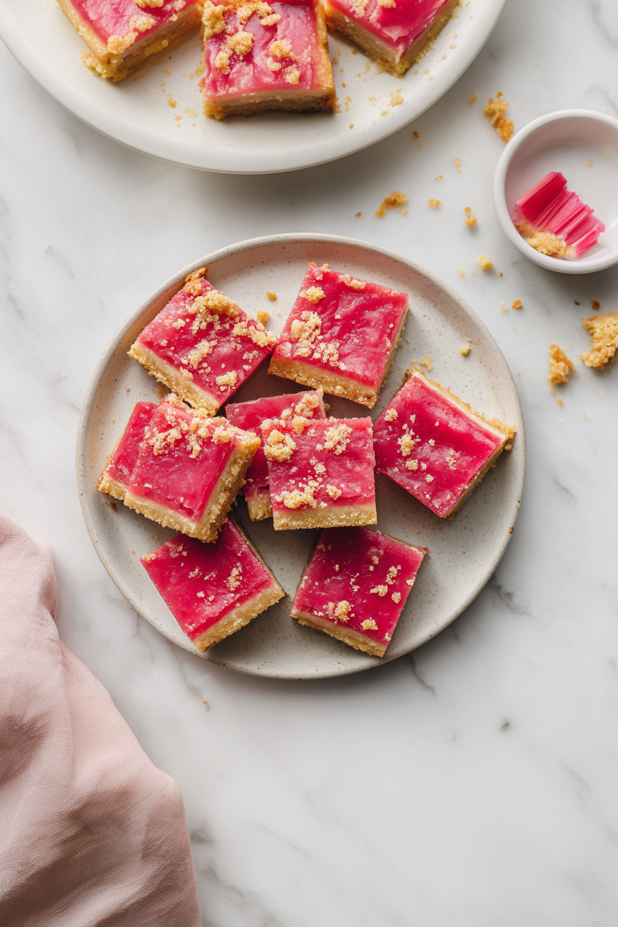 Perfect Rhubarb Dream Bars Recipe!
