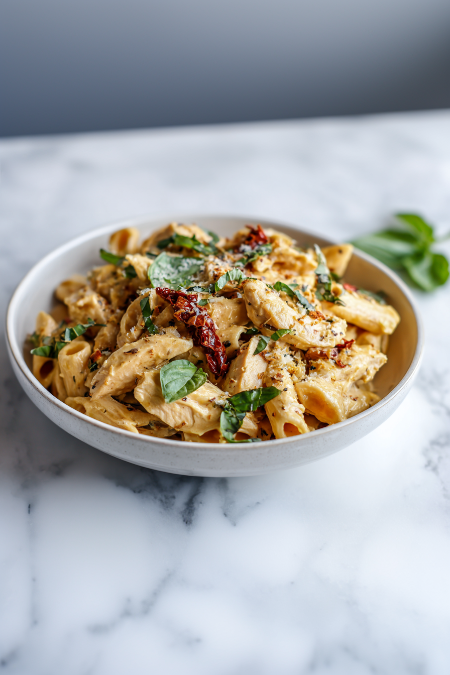 Garnish with fresh basil and serve warm. The Best Marry Me Chicken Pasta Recipe!