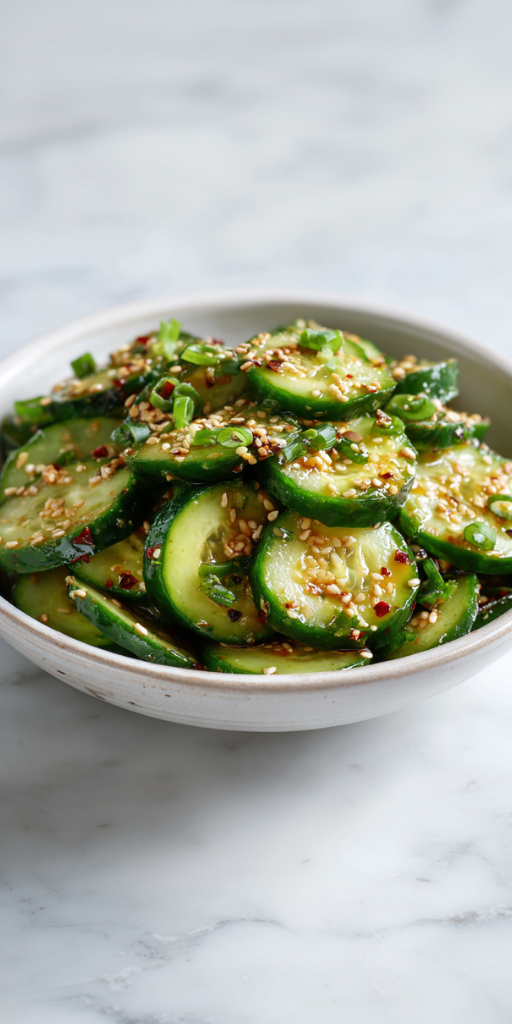 Easy Spicy Cucumber Salad Recipe!